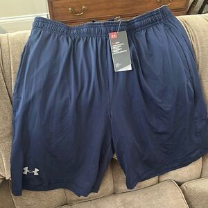 Under Armour Blue Athletic Shorts Lightweight Performance